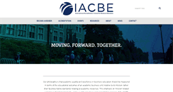Desktop Screenshot of iacbe.org
